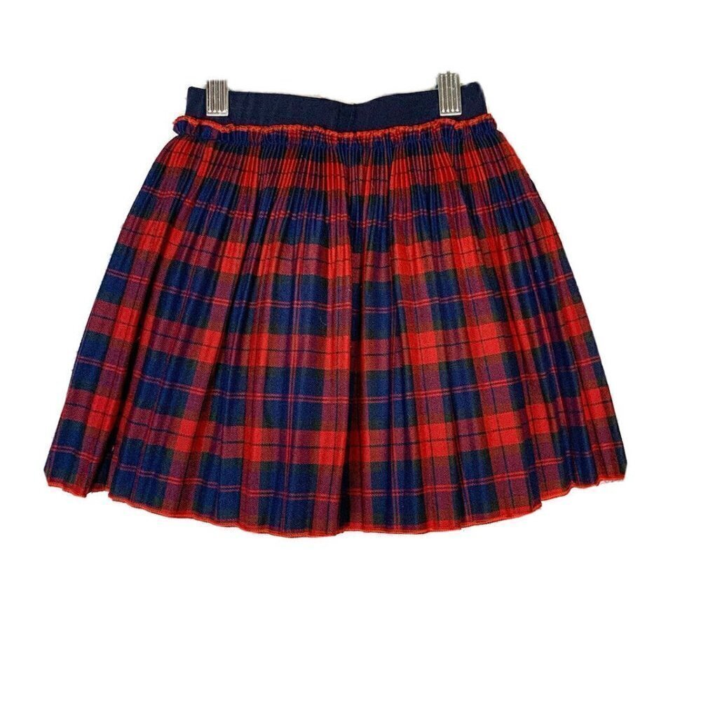 Kenzo Kids Girls Cotton Tartan Skirt Sz 10A/140